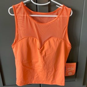 NWT Kortni Jeane Netted Sweetheart